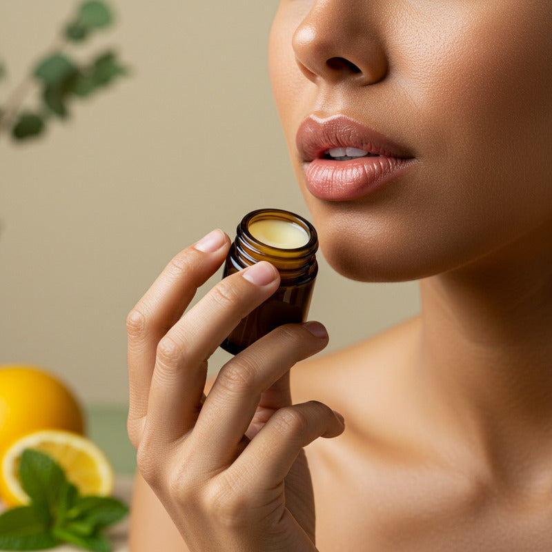 Bálsamo Natural para Labios Secos │ Hidratación y Alivio Instantáneo 4 Pack