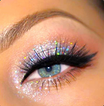 Mayan Delineador Líquido Mate │ Azul Mayan │Brillos Glitter 2 Pack